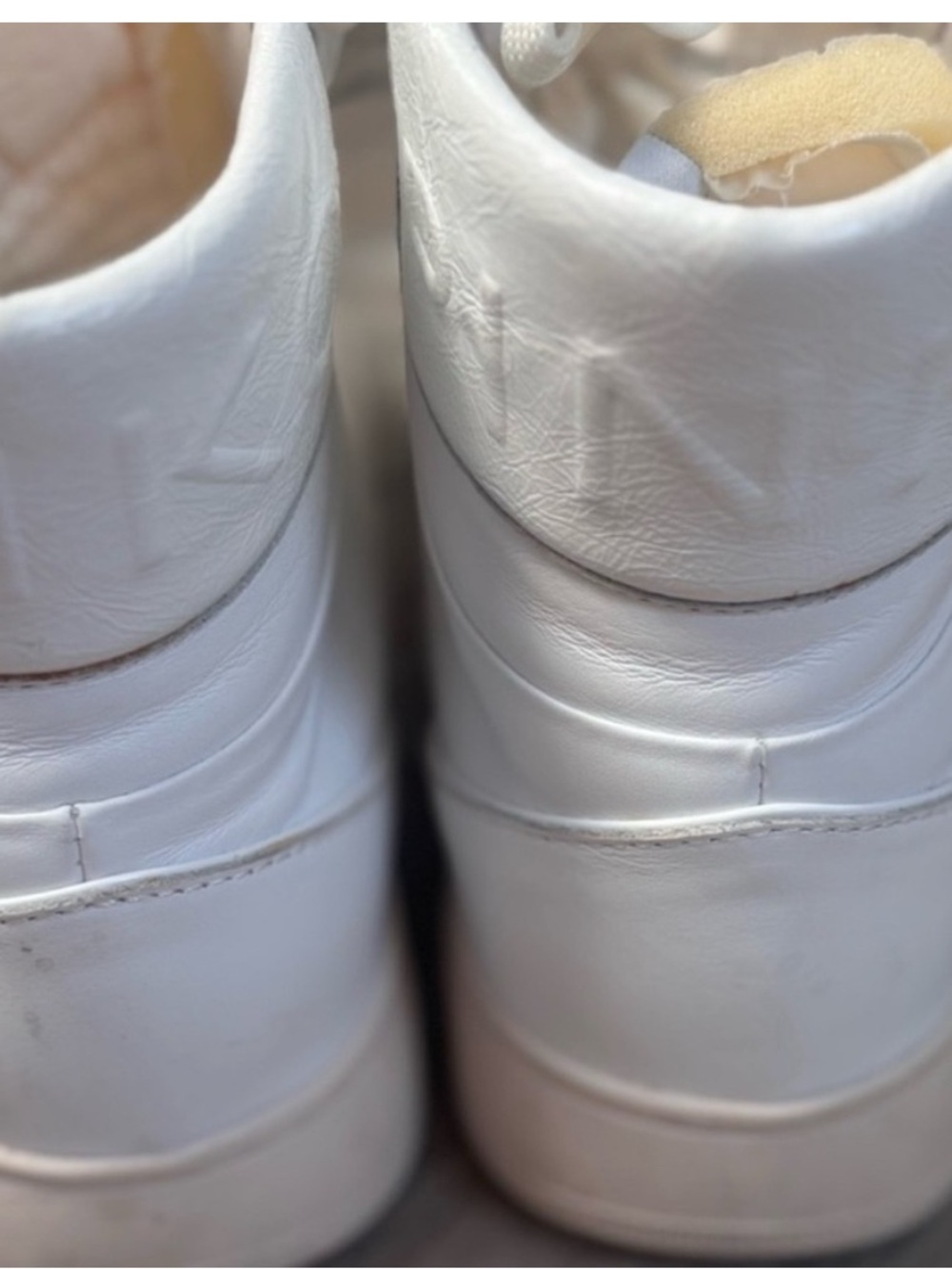Pinko White Women's High-Top Sneakers 9.5 (39) - Picture 2 of 9